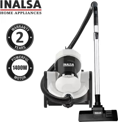 Inalsa Zeus Bagless Dry Vacuum Cleaner (White, Grey) Inalsa Zeus Bagless Dry Vacuum Cleaner (White, Grey)